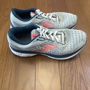 Brooks‎ Ghost 13 Womens Size 9 Blue Pink Athletic Running Walking Shoes Sneakers